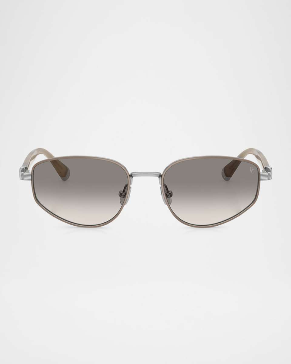 BC2008ST Titanium Oval Sunglasses